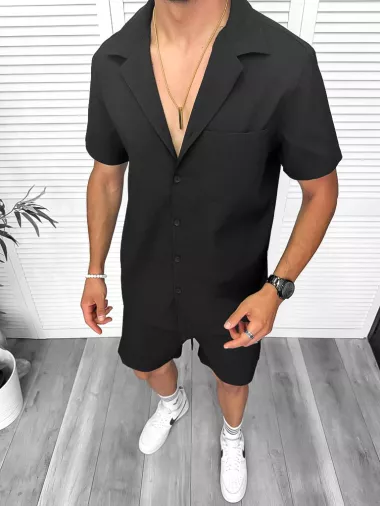 Compleu de vara camasa + pantaloni KD1118 D9-3